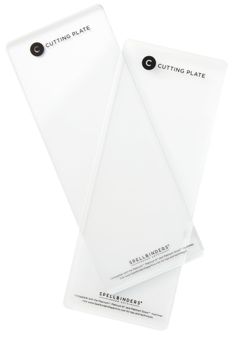 2 Pack - Spellbinders Scout Machine Compact Cutting Plates-Clear - 5A002F95-1GGPY - 810146544814
