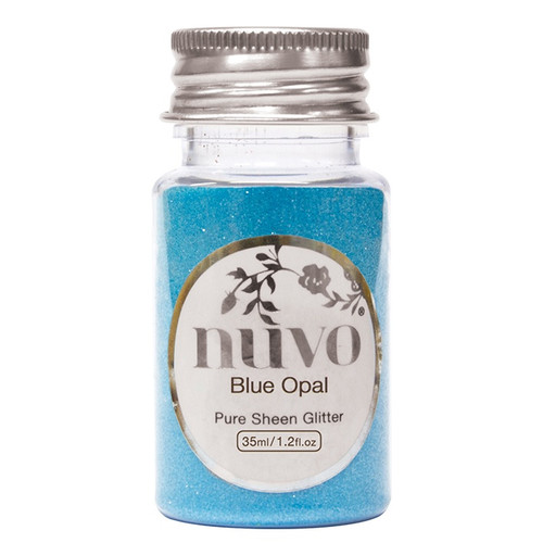 3 Pack - Nuvo Pure Sheen Glitter 1oz-Blue Opal - NSG-1106 - 5056192311061