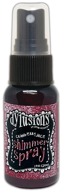 3 Pack - Dylusions Shimmer Sprays 1oz-Cranberry Juice - DYH-1GGPF - 789541086895