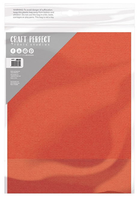 3 Pack - Craft Perfect Weave Textured Classic Card 8.5"X11" 10/Pkg-Rose Pink - CARD 8-9661
