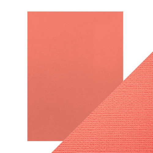 3 Pack - Craft Perfect Weave Textured Classic Card 8.5"X11" 10/Pkg-Coral Pink - CARD 8-9663
