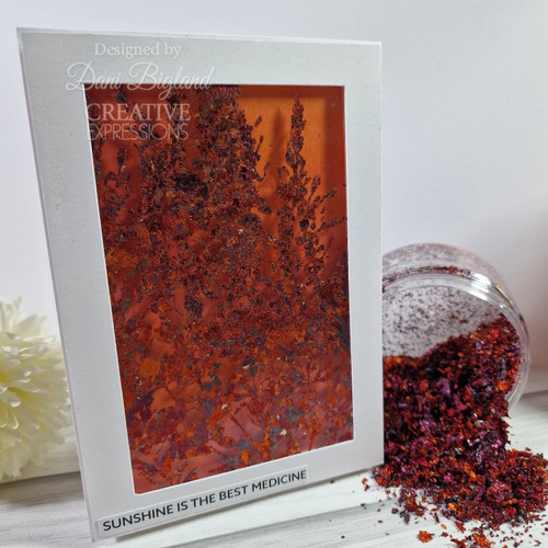 2 Pack Creative Expressions Cosmic Shimmer Gilding Flakes 100ml-Pink Sunset CSGFSM-1G7D9