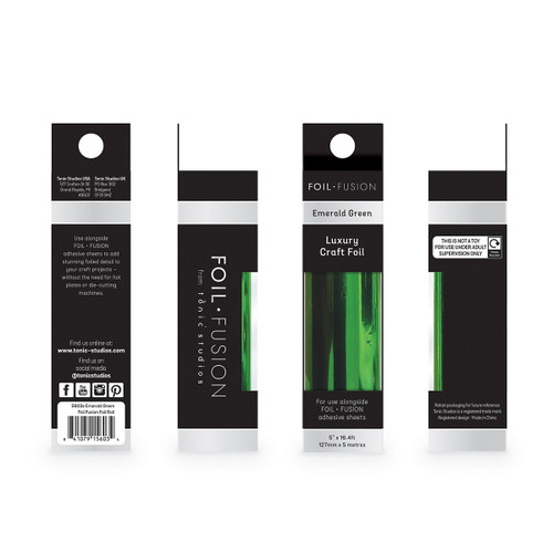 3 Pack - Craft Perfect Foil Fusion 5"X16.4 ft-Emerald Green - 5A0020T9-1G3LG