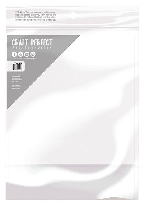 3 Pack - Craft Perfect Satin Mirror Cardstock 8.5"X11" 5/Pkg-Satin -Cobalt Velour - MIRRORS-9484E