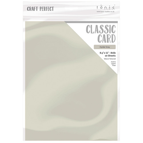 3 Pack - Craft Perfect Weave Textured Classic Card 8.5"X11" 10/Pkg-Oyster Grey - CARD 8-9612 - 818569026122 3 Pack - Craft Perfect Weave Textured Classic Card 8.5"X11" 10/Pkg-Oyster Grey - CARD 8-9612 - 818569026122