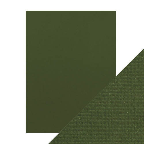3 Pack - Craft Perfect Weave Textured Classic Card 8.5"X11" 10/Pkg-Avocado Green - CARD 8-9638