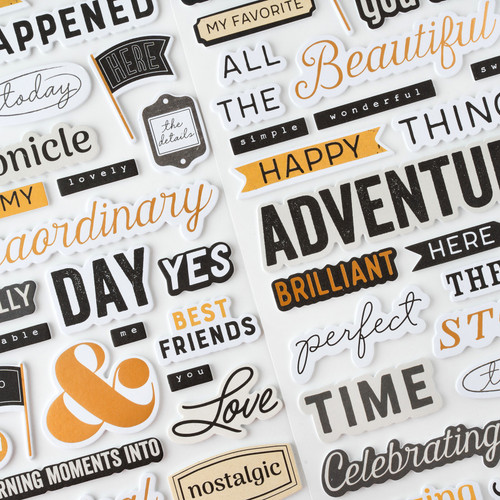 3 Pack - Bo Bunny Charmed Chronicles Thickers-Phrase - A500263J-G18X2 3 Pack - Bo Bunny Charmed Chronicles Thickers-Phrase - A500263J-G18X2