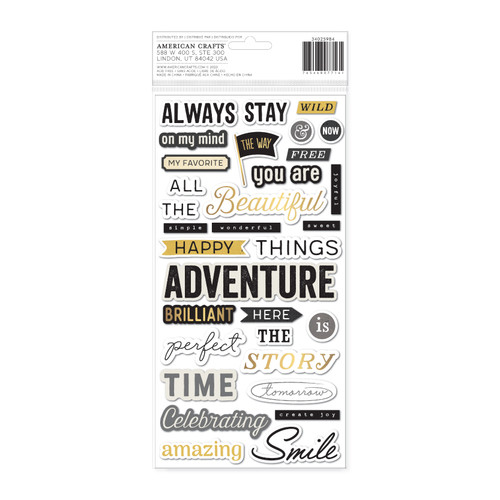 3 Pack - Bo Bunny Charmed Chronicles Thickers-Phrase - A500263J-G18X2 3 Pack - Bo Bunny Charmed Chronicles Thickers-Phrase - A500263J-G18X2