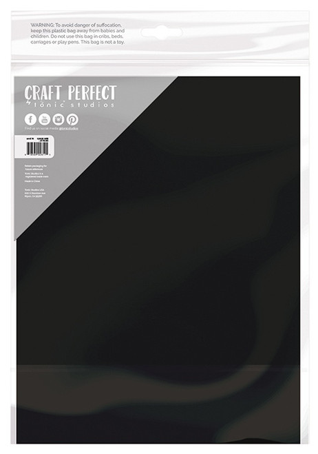 3 Pack - Craft Perfect Weave Textured Classic Card 8.5"X11" 10/Pkg-Jet Black - CARD 8-9611 3 Pack - Craft Perfect Weave Textured Classic Card 8.5"X11" 10/Pkg-Jet Black - CARD 8-9611