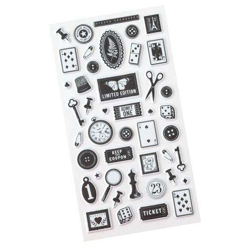 3 Pack - Bo Bunny Charmed Chronicles Puffy Stickers-Icons - A500263K-G18WX 3 Pack - Bo Bunny Charmed Chronicles Puffy Stickers-Icons - A500263K-G18WX