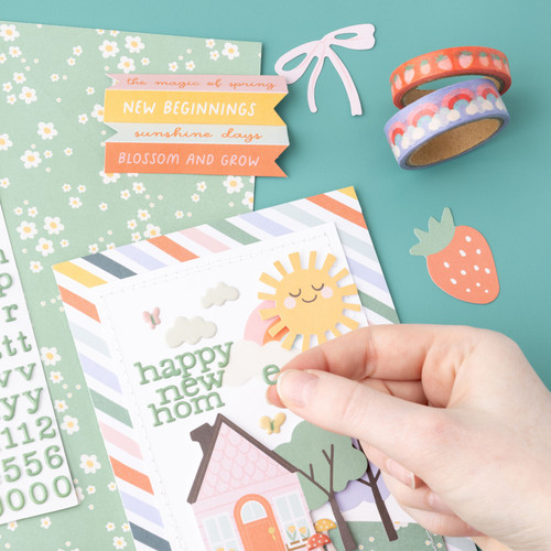 3 Pack - Pebbles Sunny Bloom Puffy Stickers 148/Pkg-Alpha - 34030123