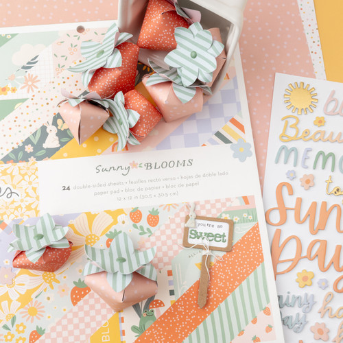 3 Pack - Pebbles Sunny Bloom Thickers Stickers 80/Pkg-Phrase, Gold Foil Foam - 34030121 3 Pack - Pebbles Sunny Bloom Thickers Stickers 80/Pkg-Phrase, Gold Foil Foam - 34030121