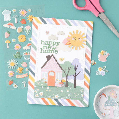 3 Pack - Pebbles Sunny Bloom Puffy Stickers 47/Pkg-Icons - 34030124 3 Pack - Pebbles Sunny Bloom Puffy Stickers 47/Pkg-Icons - 34030124