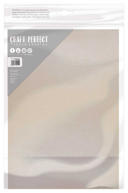 3 Pack - Craft Perfect Pearlescent Cardstock 8.5"X11" 5/Pkg-Coffee Cream - PEARL-9549 3 Pack - Craft Perfect Pearlescent Cardstock 8.5"X11" 5/Pkg-Coffee Cream - PEARL-9549