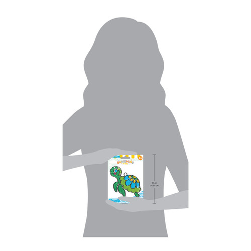 6 Pack Colorbok Sunshine Vibes Makit & Bakit Suncatcher Kit-Turtle 34019281
