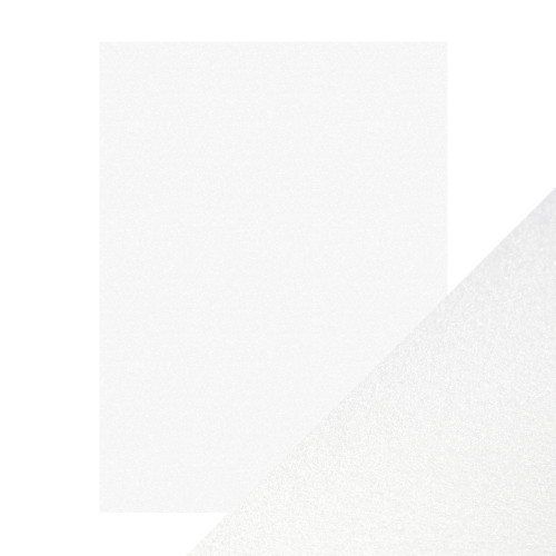3 Pack - Craft Perfect Pearlescent Cardstock 8.5"X11" 5/Pkg-Pearl White - PEARL-9527