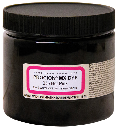 Jacquard Procion MX Dye 8oz-Hot Pink - 5A002FBR-1GGRF - 743772203506