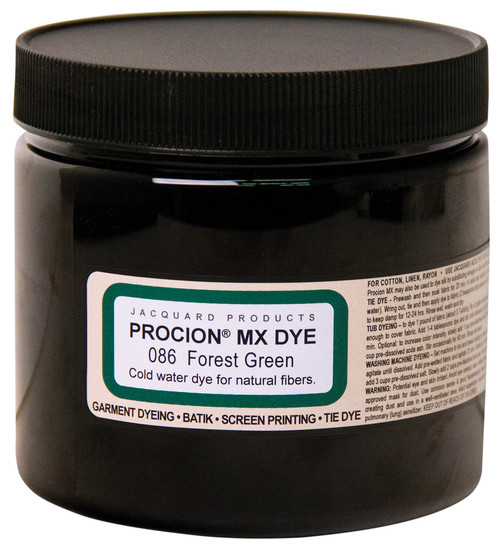 Jacquard Procion MX Dye 8oz-Forest Green 5A002FC2-1GGRB - 743772208600