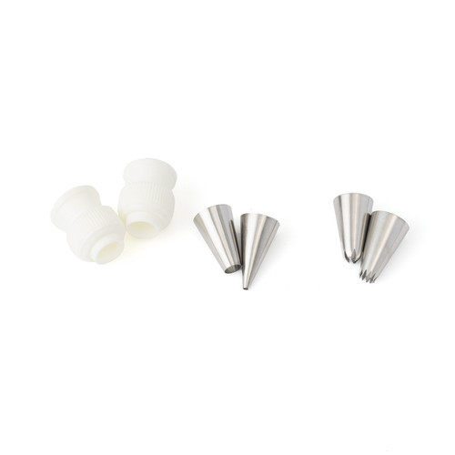 3 Pack - Sweetshop Piping Tips And Couplers 6/Pkg- - 34017218