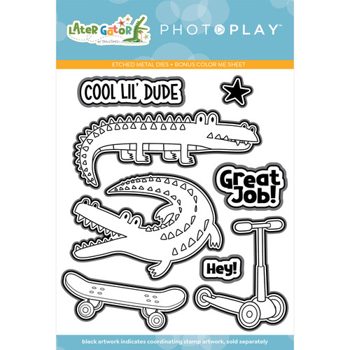PhotoPlay Etched Die-Later Gator 5A002FH2-1GGWG - 709388347454