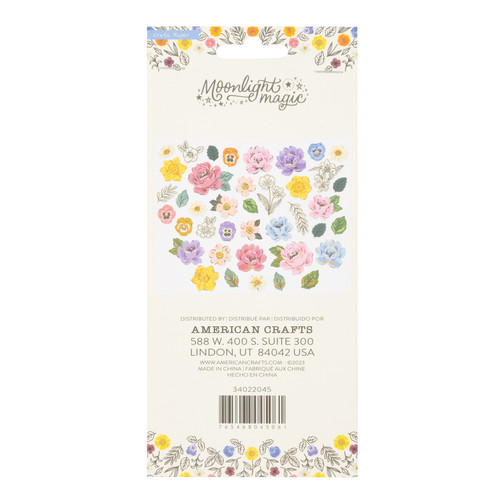 3 Pack - Crate Paper Moonlight Magic Ephemera Die-Cuts 40/Pkg-Florals - Gold Foil - CPMM2045 3 Pack - Crate Paper Moonlight Magic Ephemera Die-Cuts 40/Pkg-Florals - Gold Foil - CPMM2045