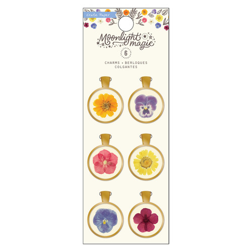 3 Pack - Crate Paper Moonlight Magic Gold Charms-6/Pkg - CPMM2048 - 765468045092 3 Pack - Crate Paper Moonlight Magic Gold Charms-6/Pkg - CPMM2048 - 765468045092
