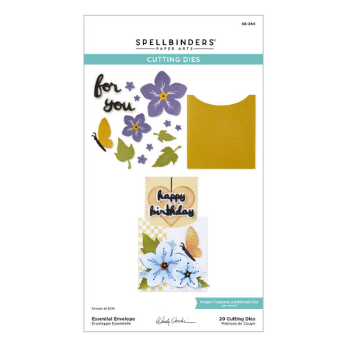Spellbinders Etched Dies By Wendy Vecchi-Essential Envelope - 5A002FD7-1GGSX - 810146548096