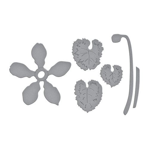 Spellbinders Etched Dies By Susan Tierney-Cockburn-Cyclamen - 5A002FCJ-1GGT1
