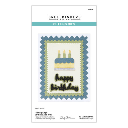 Spellbinders Etched Dies By Wendy Vecchi-Pinking Birthday Rectangles - 5A002FCG-1GGT8 - 810146548089