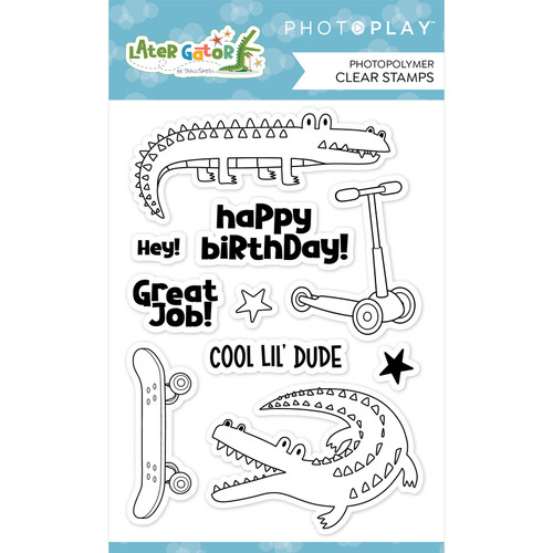 PhotoPlay Photopolymer Clear Stamps-Later Gator 5A002FGS-1GGVR - 709388347447