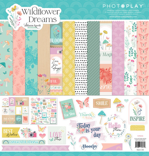 PhotoPlay Collection Pack 12"X12"-Wildflower Dreams 5A002FGL-1GGW6 - 709388347232