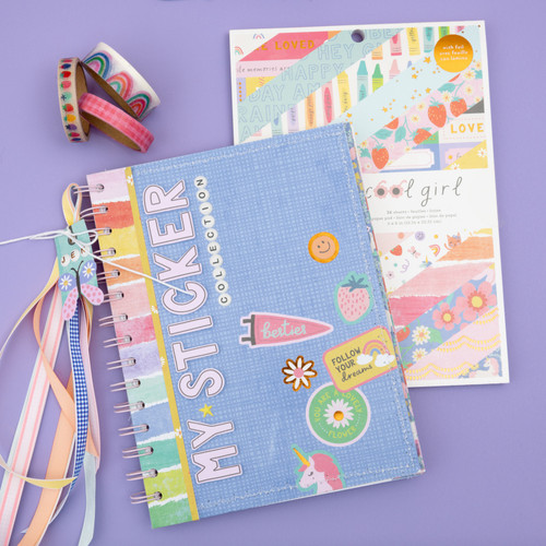 Pebbles Single-Sided Paper Pad 6"X8" 36/Pkg-Cool Girl, Gold Foil - 34027662 Pebbles Single-Sided Paper Pad 6"X8" 36/Pkg-Cool Girl, Gold Foil - 34027662