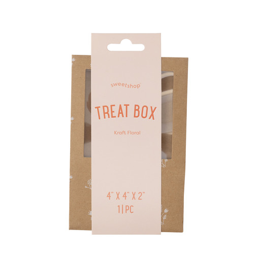 6 Pack - Sweetshop Treat Boxes-Kraft Floral - 34014315 - 718813163255