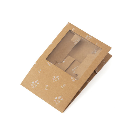 6 Pack - Sweetshop Treat Boxes-Kraft Floral - 34014315