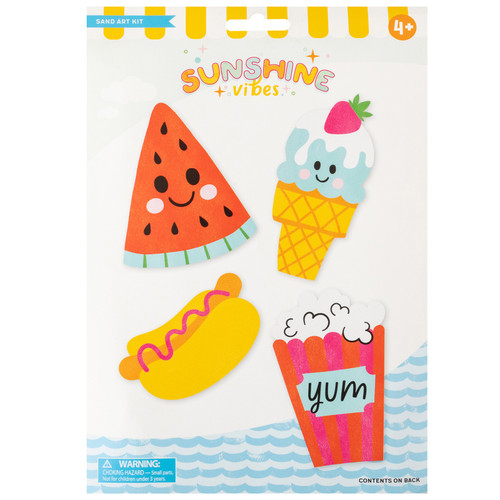 Colorbok Sunshine Vibes Sand Art Kit-Makes 4 - 34030291 - 765468085784