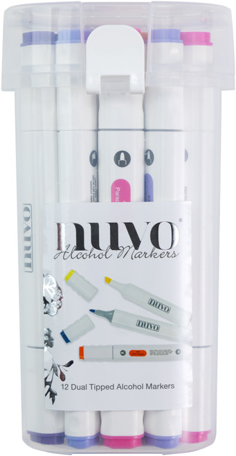 Nuvo Marker Pen Collection 12/Pkg-Mermaids Tale - 527N - 841686105272