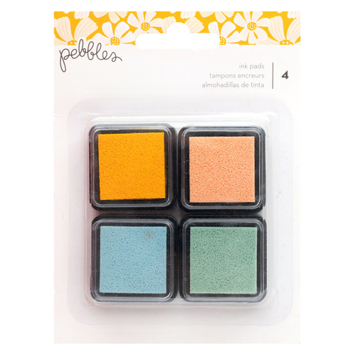 Pebbles Sunny Bloom Ink Pads-4/Pkg - 34030130 - 765468073859