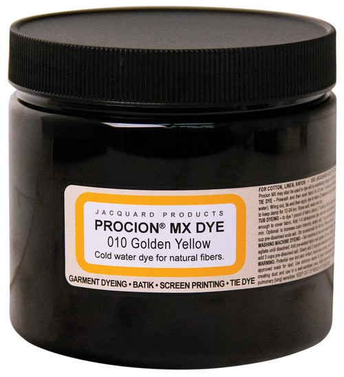 Jacquard Procion MX Dye 8oz-Yellow - 5A002FBT-1GGR4 - 743772201007