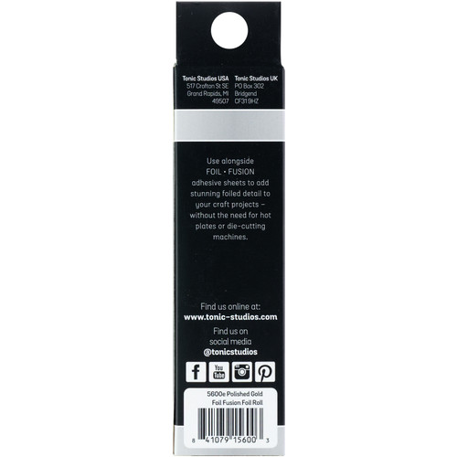 Craft Perfect Foil Fusion 5"X16.4 ft-Polished Gold - 5A0020T9-1G3LD Craft Perfect Foil Fusion 5"X16.4 ft-Polished Gold - 5A0020T9-1G3LD