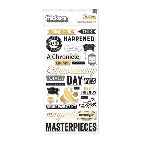 Bo Bunny Charmed Chronicles Thickers-Phrase - 5A00263J-1G8X2 - 765468077161