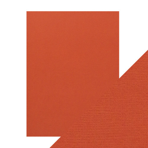 Craft Perfect Weave Textured Classic Card 8.5"X11" 10/Pkg-Chilli Red - CARD 8-9675