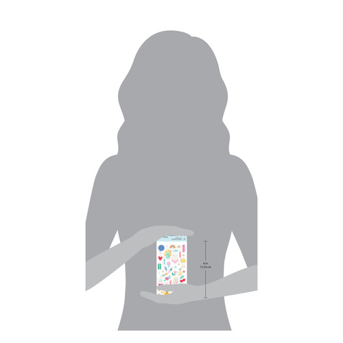 Pebbles All The Cake Puffy Stickers 36/Pkg-Icons W/Foil Accents - PB022069 Pebbles All The Cake Puffy Stickers 36/Pkg-Icons W/Foil Accents - PB022069