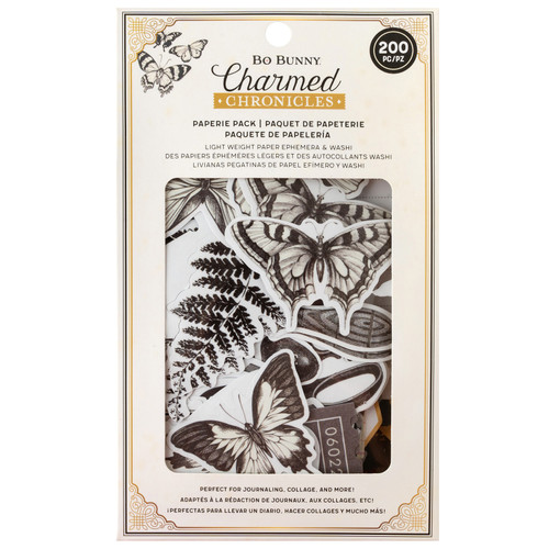 Bo Bunny Charmed Chronicles Paperie Pack-200 Pieces - A500263P-G18X4 - 765468077895 Bo Bunny Charmed Chronicles Paperie Pack-200 Pieces - A500263P-G18X4 - 765468077895