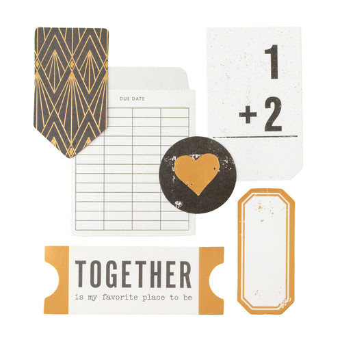 Bo Bunny Charmed Chronicles Ephemera-Journaling - A500263R-G18X5 Bo Bunny Charmed Chronicles Ephemera-Journaling - A500263R-G18X5