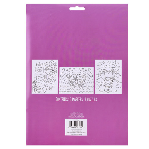 Colorbok Make It Colorful! Color Your Own Puzzles 3/Pkg-Critters - 34027536 Colorbok Make It Colorful! Color Your Own Puzzles 3/Pkg-Critters - 34027536