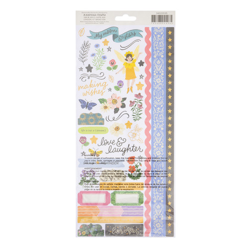 Crate Paper Moonlight Magic Stickers 6"X12" 96/Pkg-Clear - CPMM2035 Crate Paper Moonlight Magic Stickers 6"X12" 96/Pkg-Clear - CPMM2035