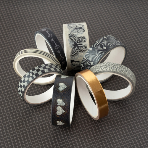 Bo Bunny Charmed Chronicles Washi Tape-8 Pieces - 5A00263G-1G8WT