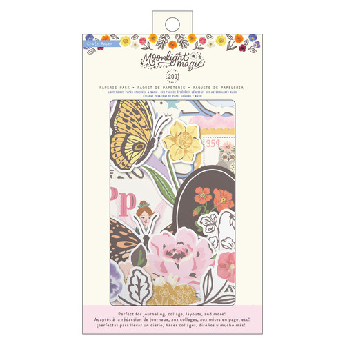 Crate Paper Moonlight Magic Paperie Pack 200/Pkg-Paper & Washi Stickers - CPMM2041 - 765468045023