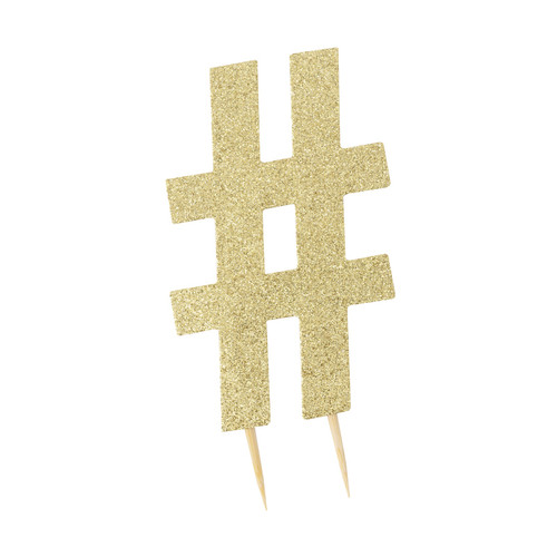 Sweetshop Cake Topper-Hashtag - 34017316