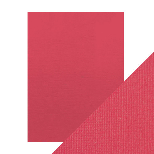 Craft Perfect Weave Textured Classic Card 8.5"X11" 10/Pkg-Fuchsia Pink - CARD 8-9662
